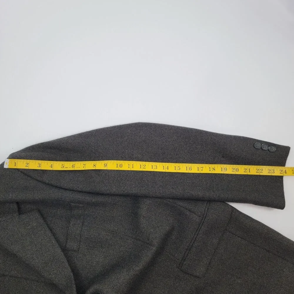 Barrington Mens 44S Gray Lambswool/Cashmere No Vent South Africa Made Blazer